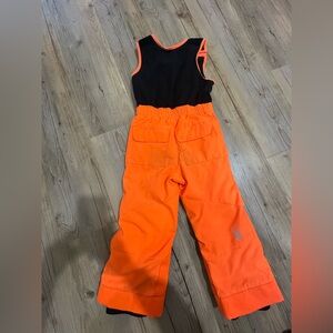 Orange and Black Kids' Snow Pants